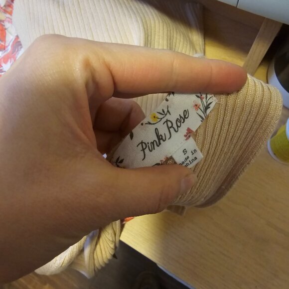 Pink Rose Button-Up Tank - Picture 3 of 3